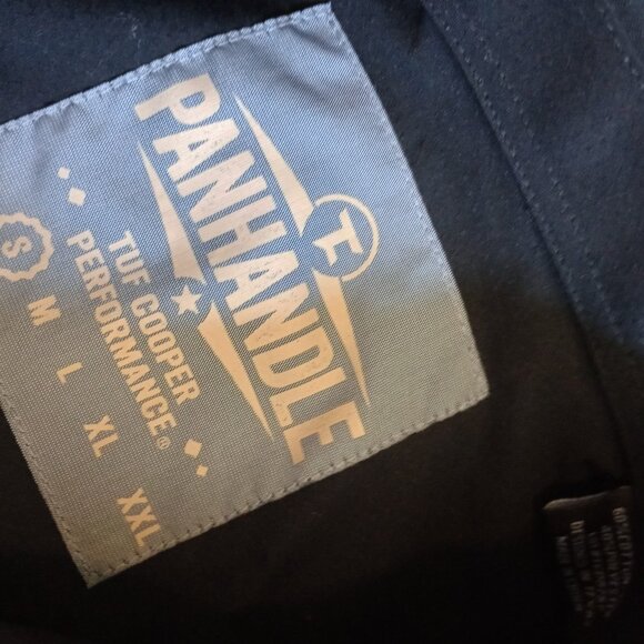 [Panhandle Slim] Heavy textured black Men's S Button down - Picture 4 of 4